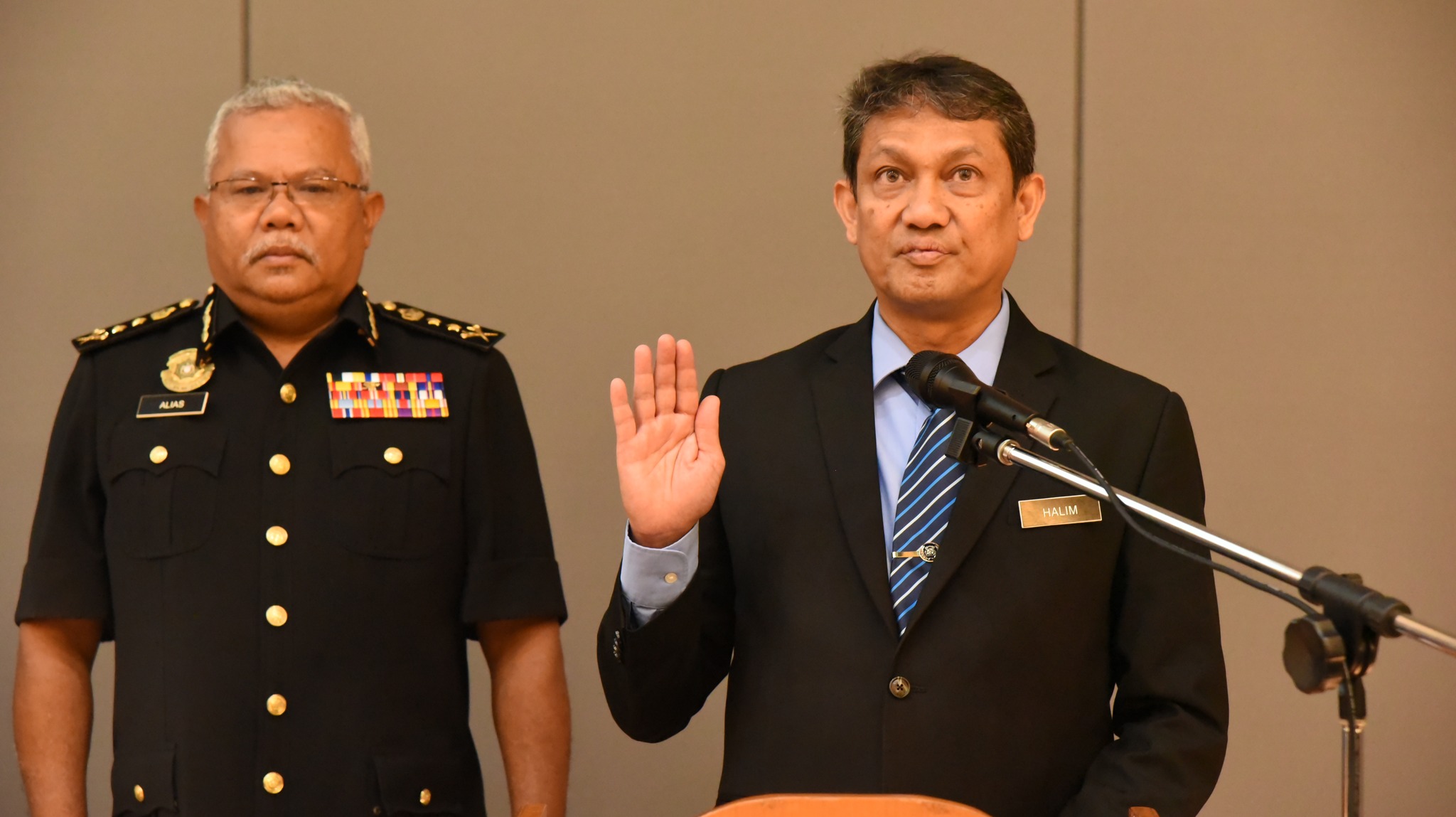 MAJLIS PERHIMPUNAN BULANAN, TAKLIMAT PEMANTAPAN TATAKELOLA MENANGANI RASUAH & KETIRISAN DAN IKRAR BEBAS RASUAH JABATAN LAUT MALAYSIA
